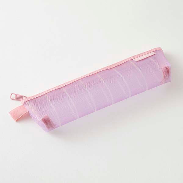 Midori | Estuche de Malla Pen Case Stripe Purple