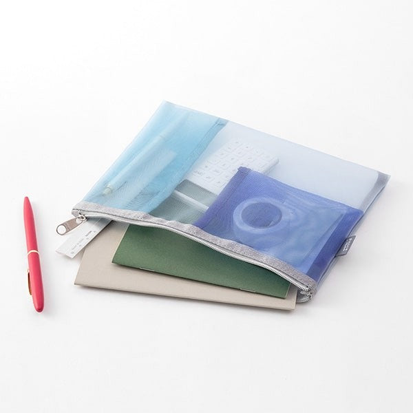 Midori | Estuche de Malla Pen & Tools Azul
