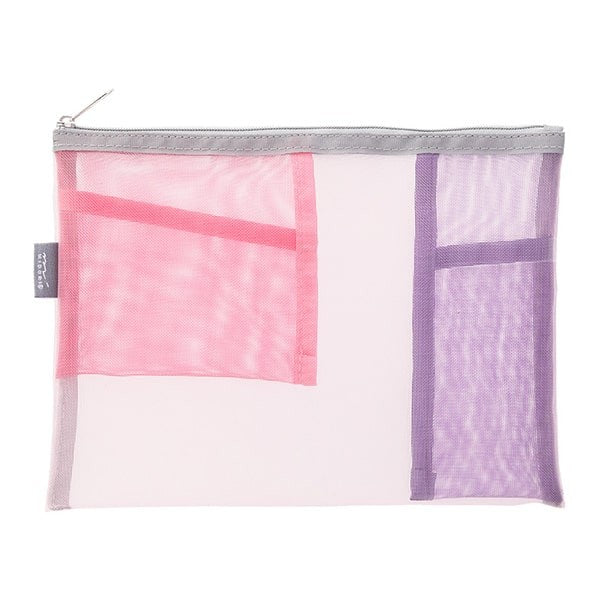 Midori | Estuche de Malla Pen & Tools Rosa