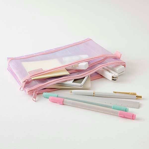Midori | Estuche de Malla Pouch Stripe Purple