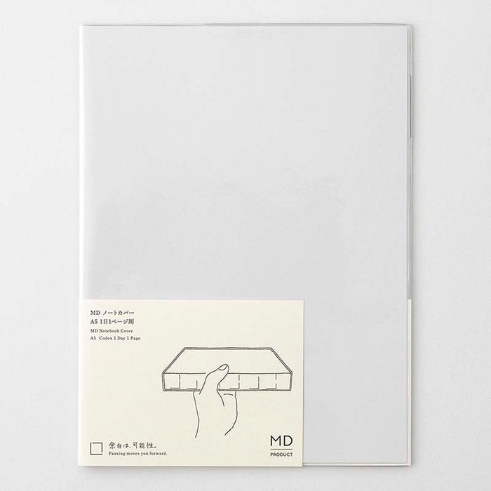 Midori | Funda de Plástico Transparente para Cuadernos MD Midori A5 Codex