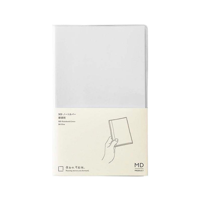 Midori | Funda de Plástico Transparente para Cuadernos MD Midori B6 Slim