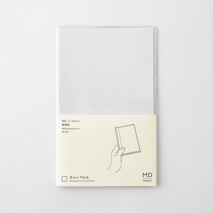 Midori | Funda de Plástico Transparente para Cuadernos MD Midori B6 Slim