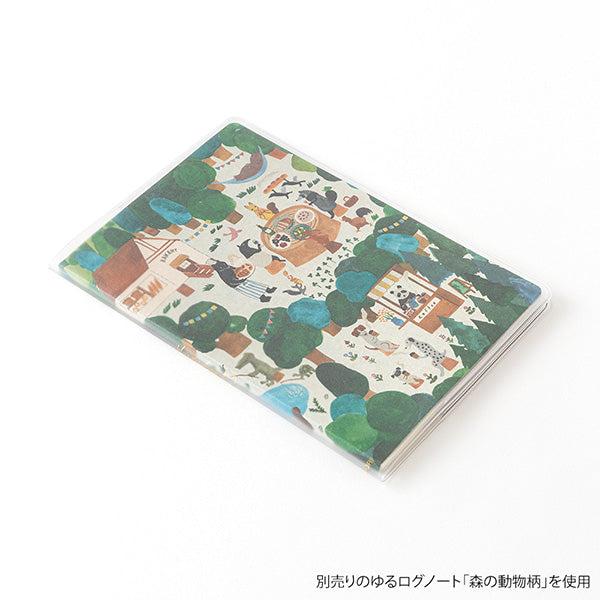 Midori | Funda de Plástico Transparente para Cuadernos Yuru Log B6