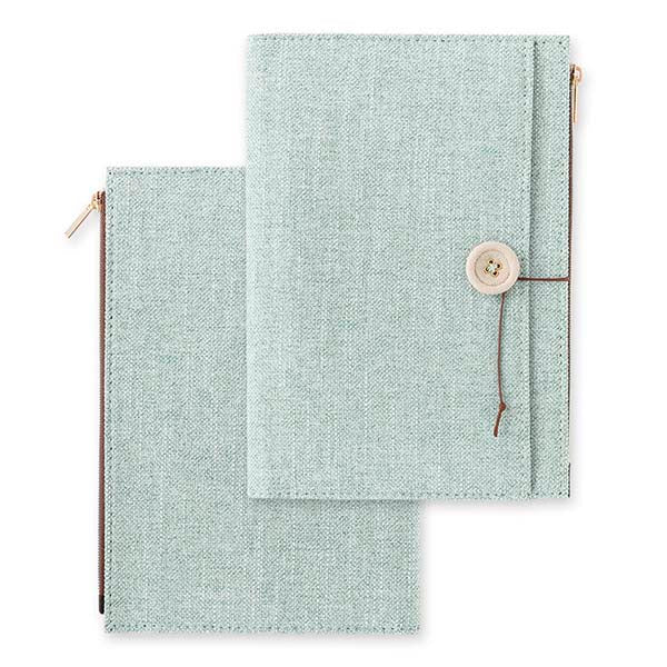 Midori | Funda de Tela para Cuadernos Yuru Log B6 Light Blue