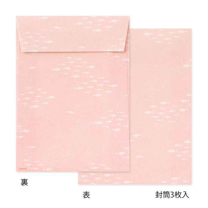 Midori Letter Set - Die-Cut Otter