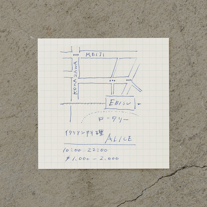 Midori MD Block Memo Pad - Grid