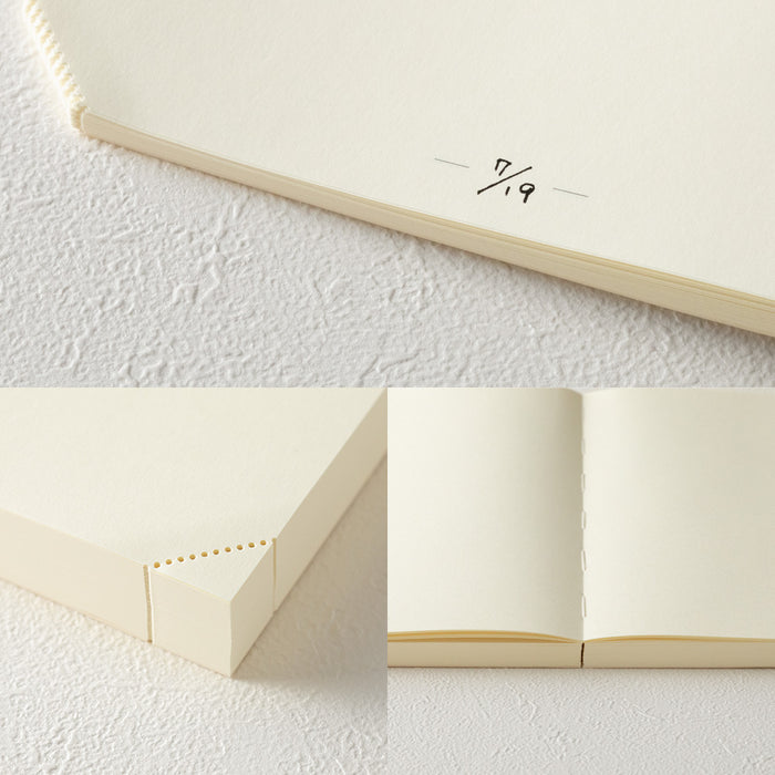 Midori MD Notebook Journal - A5 - 1 Day 1 Page - Blank