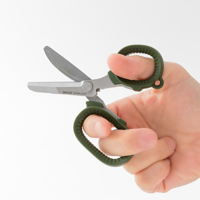 Midori | Mini Tijeras Multiusos Khaki