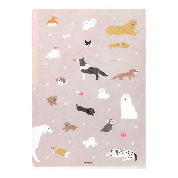 Midori | Portafolios de 3 Compartimentos A4 Dog A