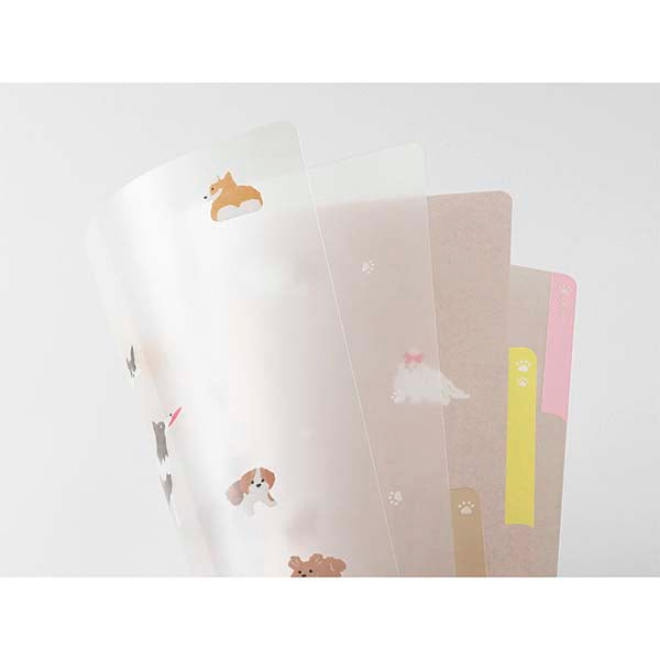 Midori | Portafolios de 3 Compartimentos A4 Dog A