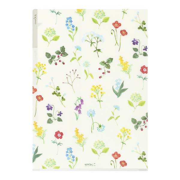 Midori | Portafolios de 3 Compartimentos A4 Flowers C