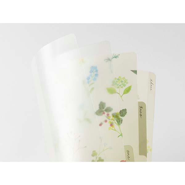 Midori | Portafolios de 3 Compartimentos A4 Flowers C