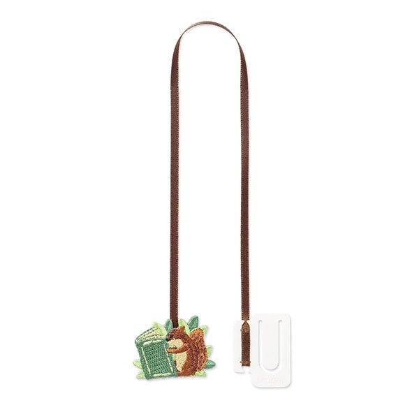 Midori | Punto de Libro Clip Bordado Ardilla