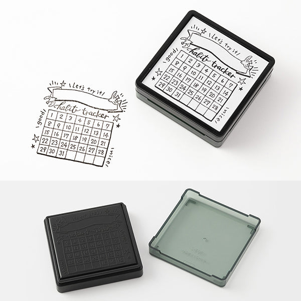 Midori | Sello Entintado Habit Tracker