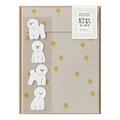 Midori | Set de Cartas Con Pegatinas Bichon Frise