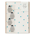Midori | Set de Cartas Con Pegatinas Penguin