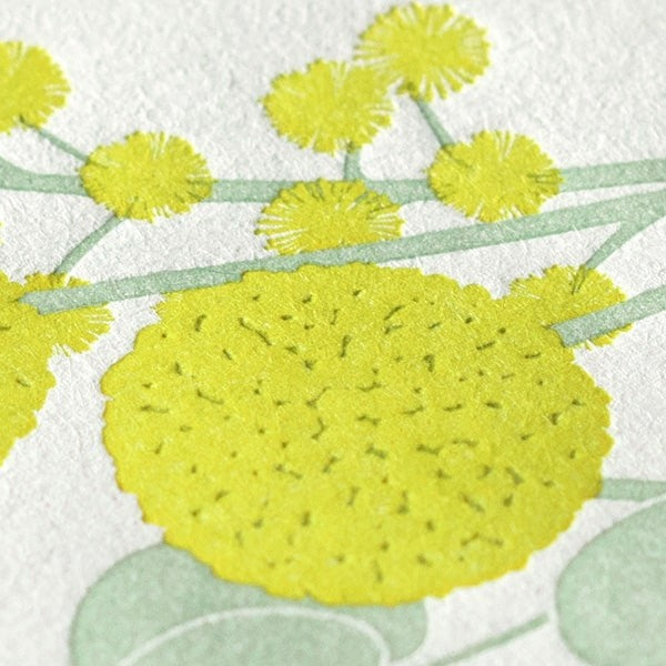 Midori | Set de Cartas Letterpress Bouquet Yellow