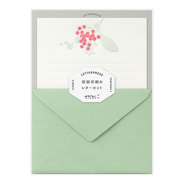 Midori | Set de Cartas Letterpress Bouquet