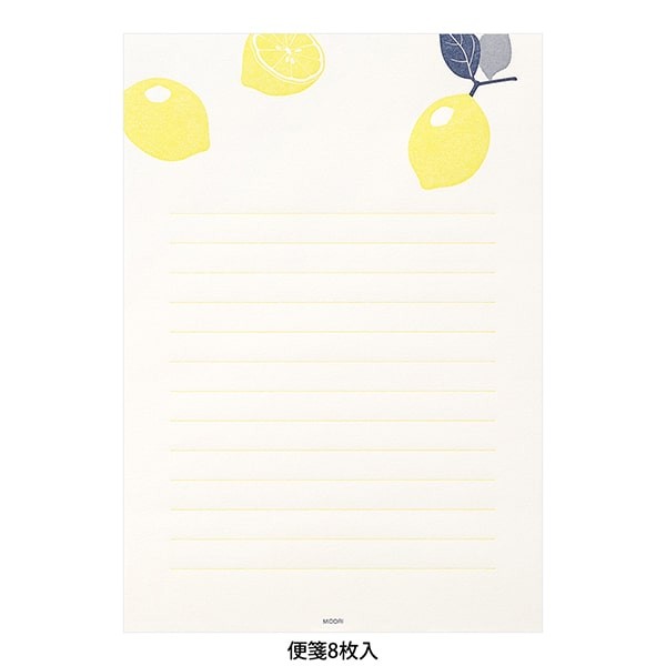 Midori | Set de Cartas Letterpress Lemon