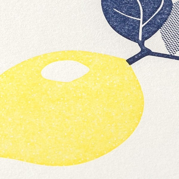 Midori | Set de Cartas Letterpress Lemon