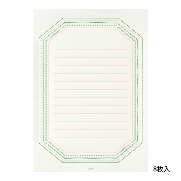 Midori | Set de Cartas Letterpress Pink