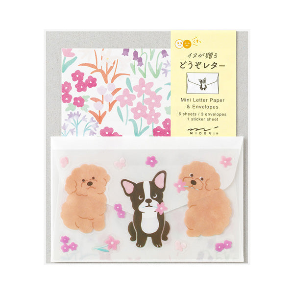 Midori | Set de Cartas Mini con Pegatinas For You Dog