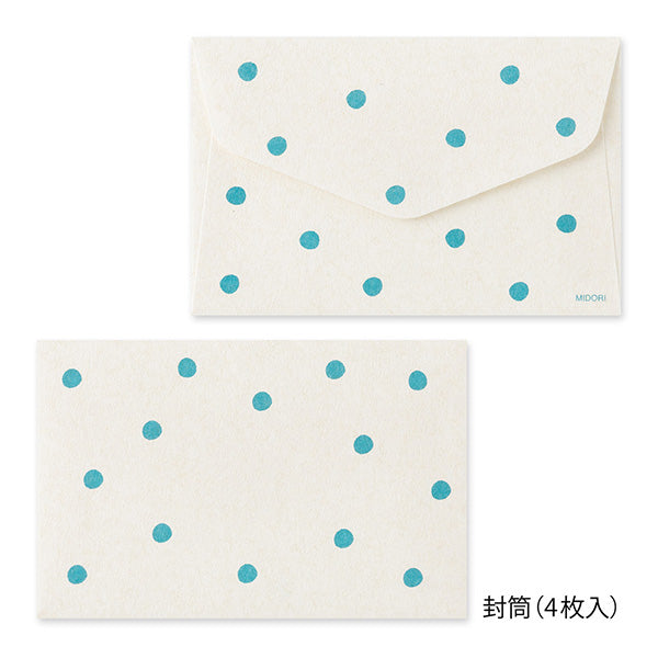 Midori | Set de Cartas Mini con Pegatinas Penguin