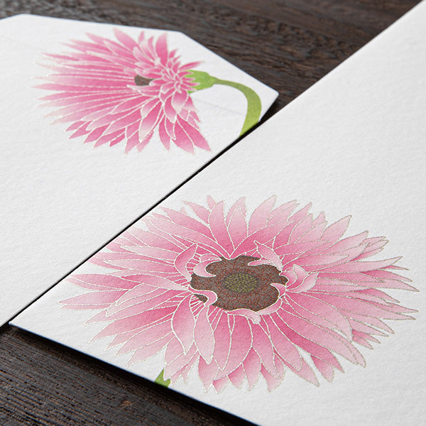Midori | Set de Sobres Serigrafía Gerbera