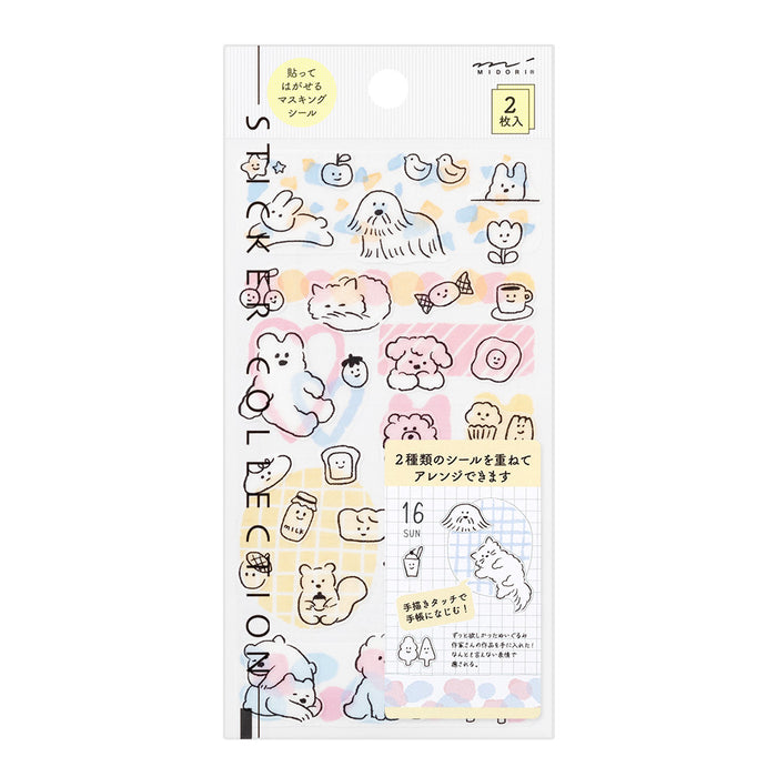 Atlas Stationers - Midori Sticker - Cute Motif - Stickers - Image 2
