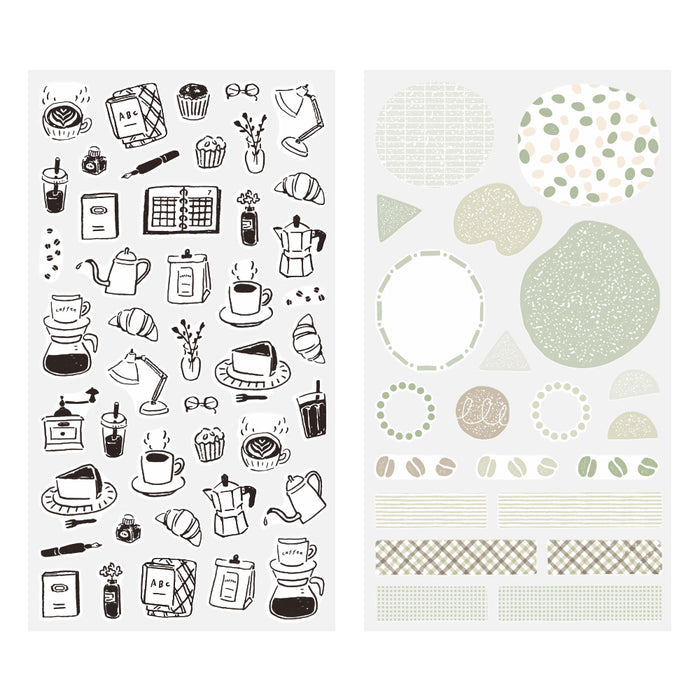 Atlas Stationers - Midori Sticker - Monotone Cafe - Stickers - Image 3