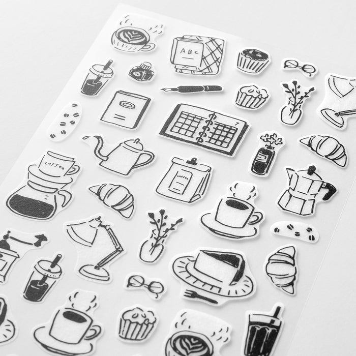 Atlas Stationers - Midori Sticker - Monotone Cafe - Stickers - Image 4