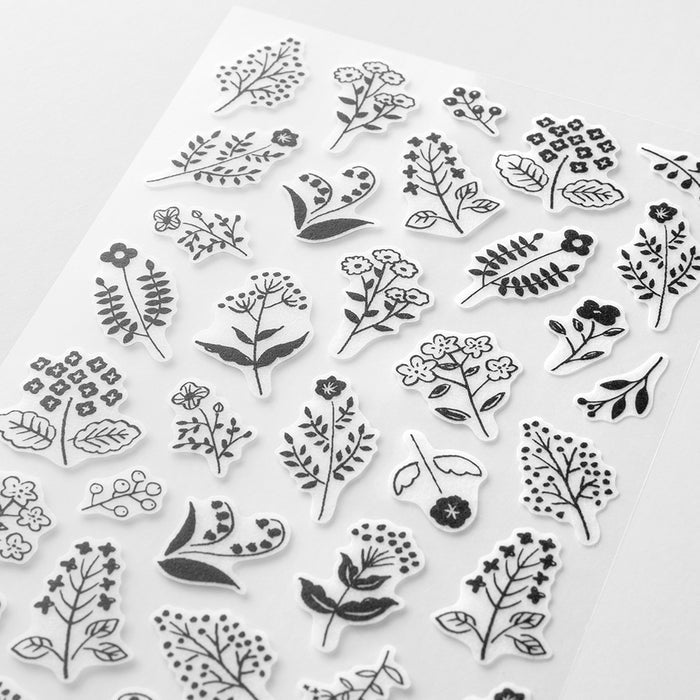 Atlas Stationers - Midori Sticker - Monotone Flower - Stickers - Image 4