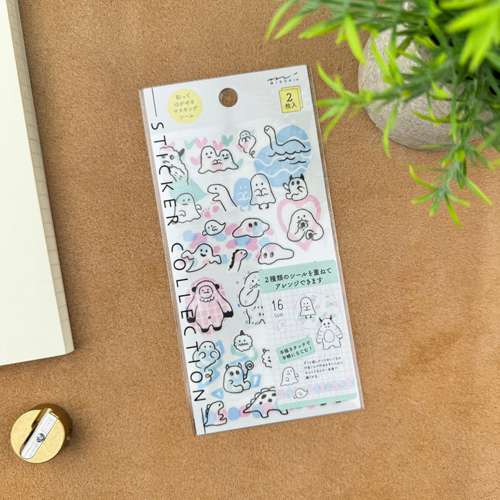 Atlas Stationers - Midori Sticker - Monsters - Stickers