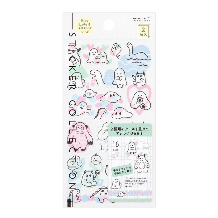 Atlas Stationers - Midori Sticker - Monsters - Stickers - Image 2