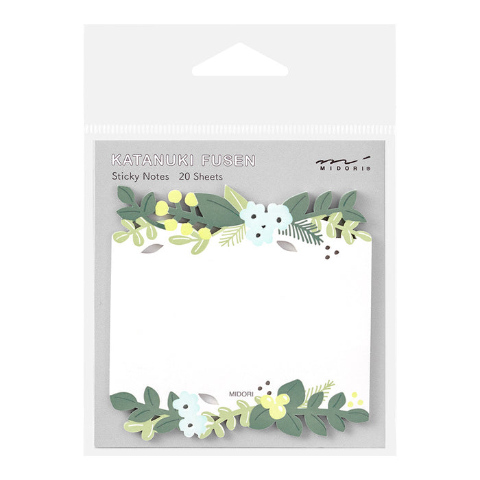 Midori Sticky Notes - Die-Cut Leaves