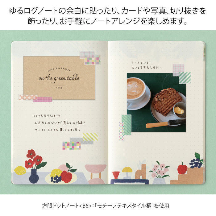 Atlas Stationers - Midori Yuru Log Sticker 2 Sheets - Collage Tape - Stickers - Image 4