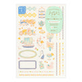 Atlas Stationers - Midori Yuru Log Sticker 2 Sheets - Travel & Hotel - Stickers