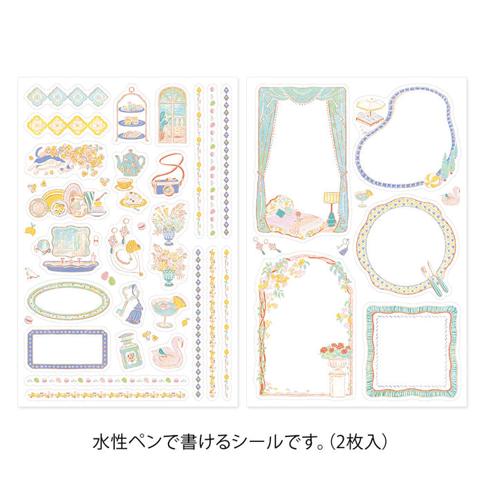 Atlas Stationers - Midori Yuru Log Sticker 2 Sheets - Travel & Hotel - Stickers - Image 2