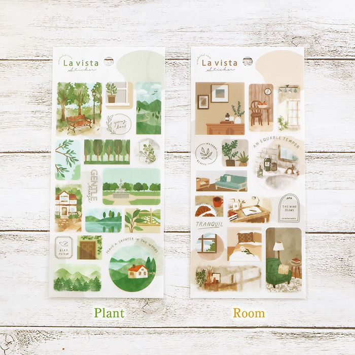 Mind Wave La Vista Stickers - Plant