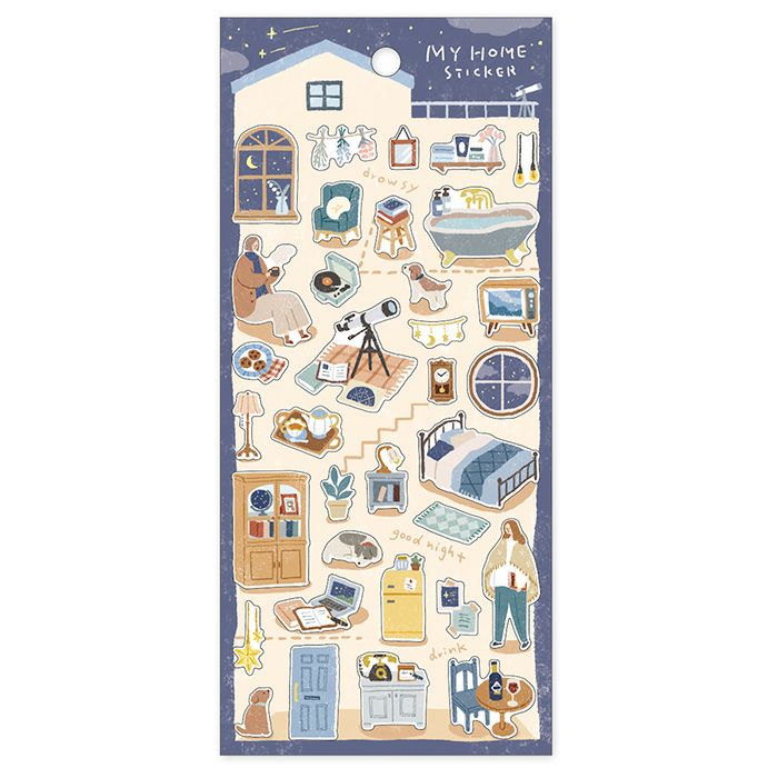 Mind Wave My Home Stickers - Starry Sky Time