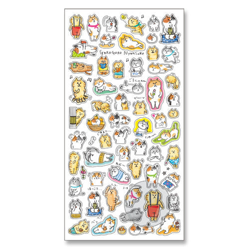 Atlas Stationers - Mind Wave Sticker - Gorogoro Cat - Stickers