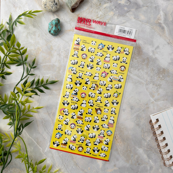 Atlas Stationers - Mind Wave Sticker - Putit Donut Panda - Stickers