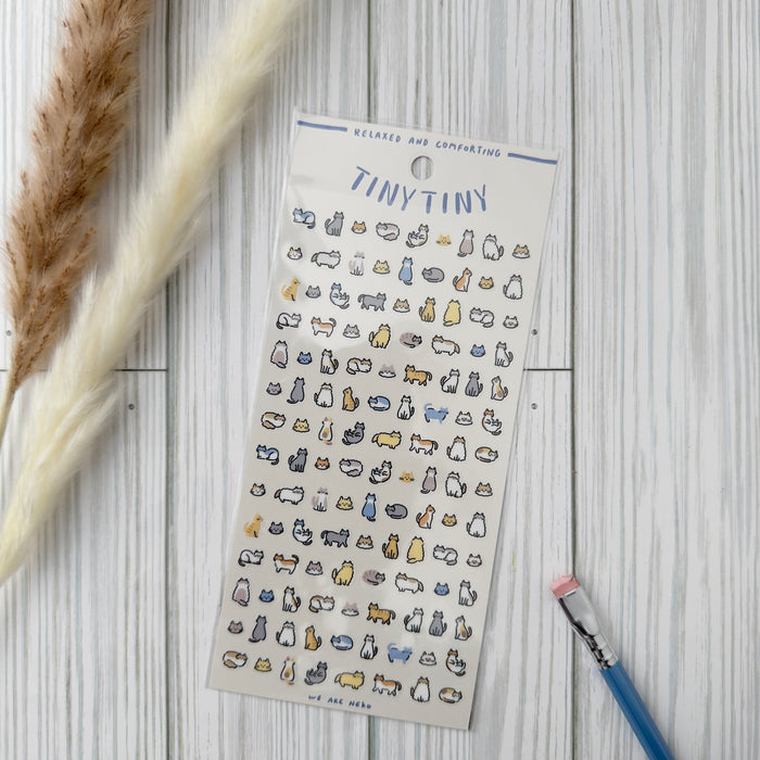 Atlas Stationers - Mind Wave Sticker - Tiny Tiny Cat - Stickers