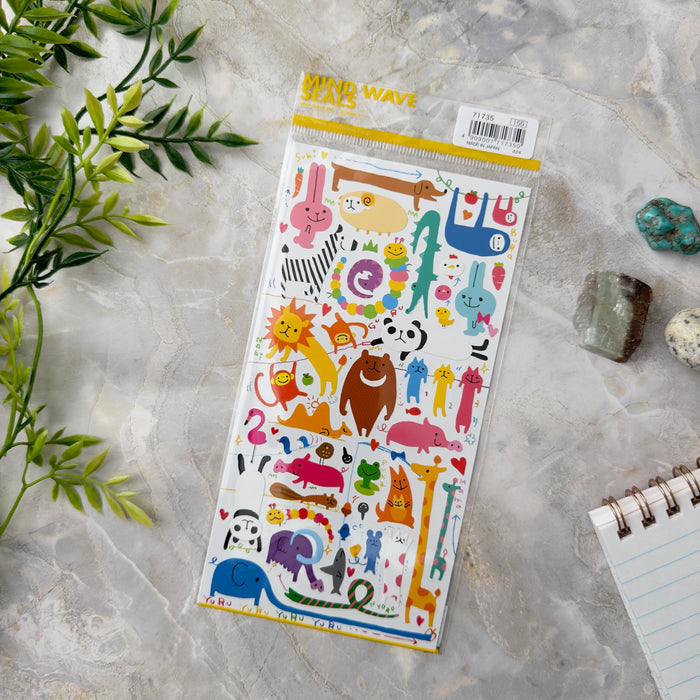 Atlas Stationers - Mind Wave Sticker - Yuru Animal - Stickers