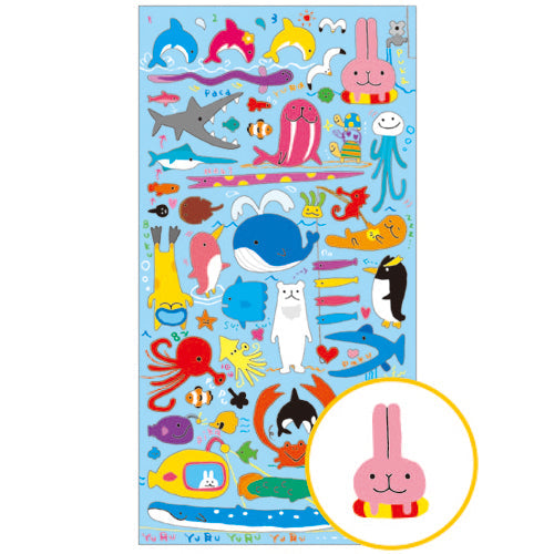Atlas Stationers - Mind Wave Sticker - Yuru Fish - Stickers - Image 2