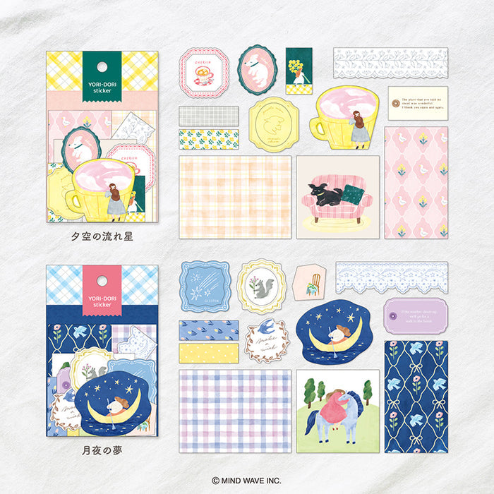 Mind Wave Yori-Dori Stickers - Moonlit Dream