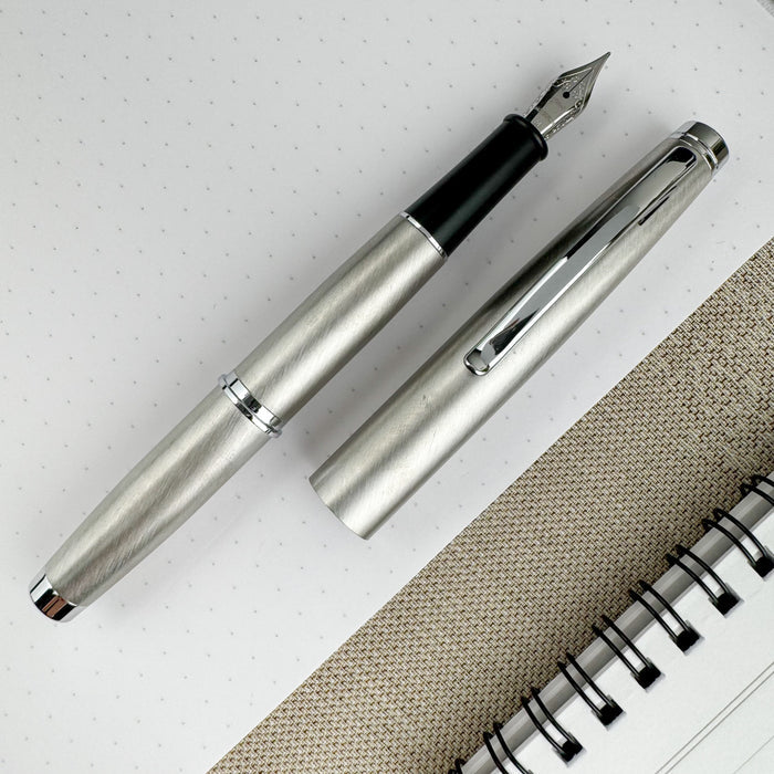 Monteverde Dakota Fountain Pen - Stainless Steel