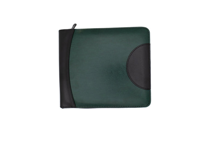 Monteverde Deluxe Collectors 12 Pc Zipper Pen Case - Green/Black
