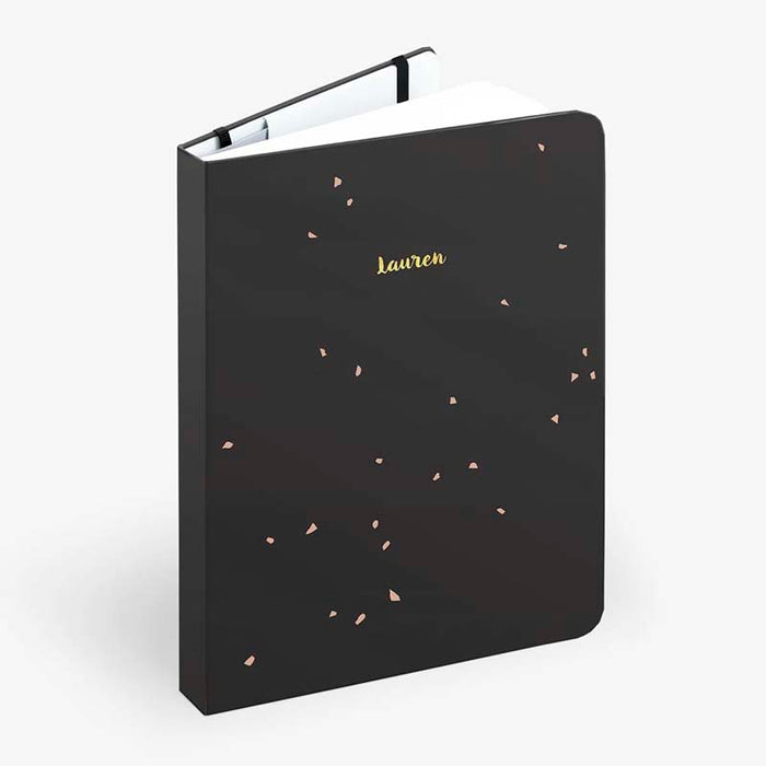 Mossery | Cuaderno Threadbound A5 Black Speckle (Puntos)